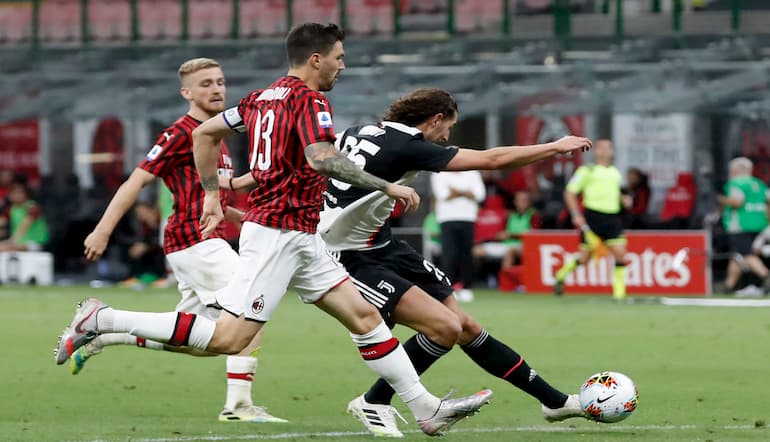 Il primo gol di Rabiot con la Juve!