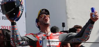 Dovizioso sul gradino più alto del podio nel 2018!