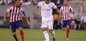 Koke controlla Hazard nel derby "amichevole" negli USA...