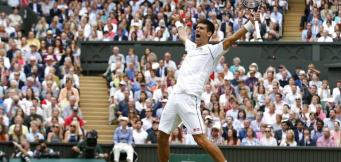 L'esultanza di Nole