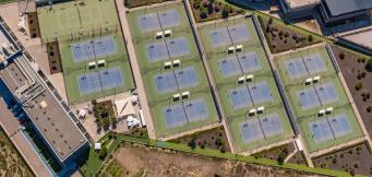 Il centro Padel dall'alto