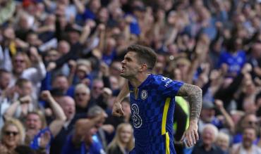 L'esultanza di Pulisic con i suoi Blues!