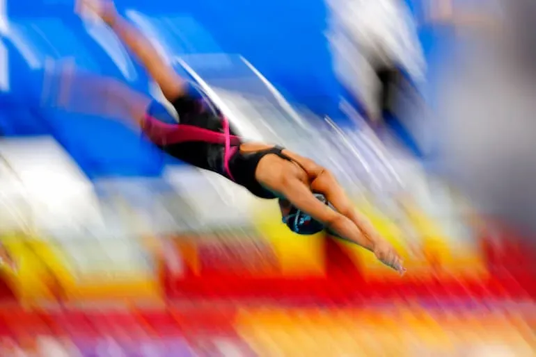 Il tuffo di Simona!